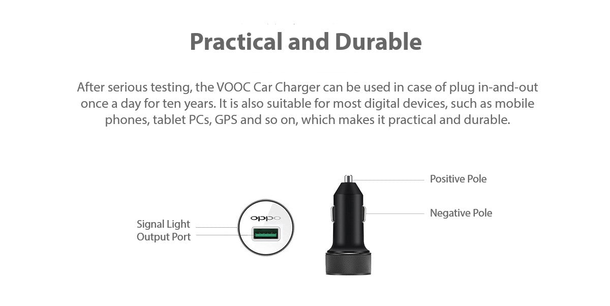OPPO VOOC 18W Car Charger