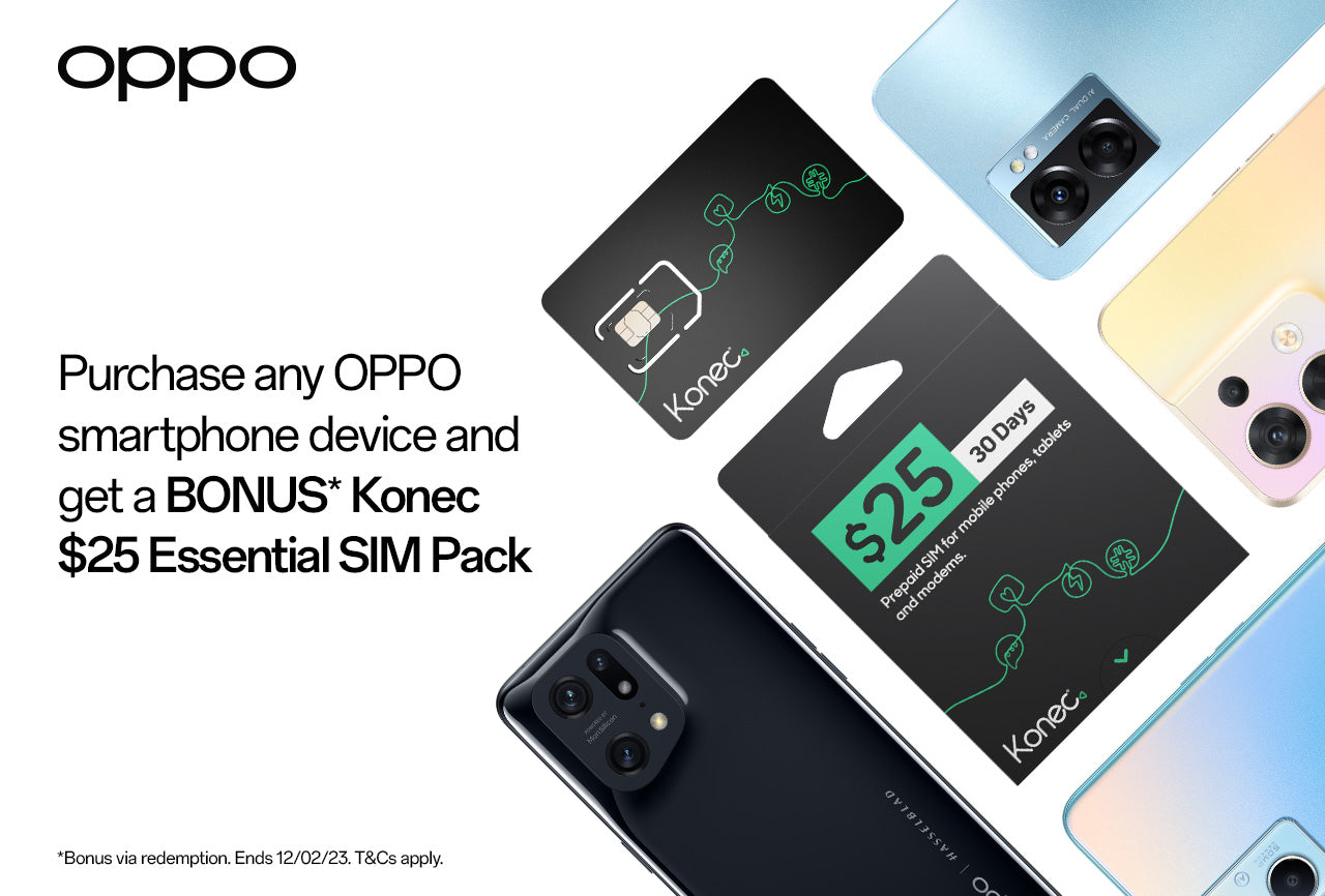 Konec $25 Essential SIM Pack (REDEMPTION ONLY)