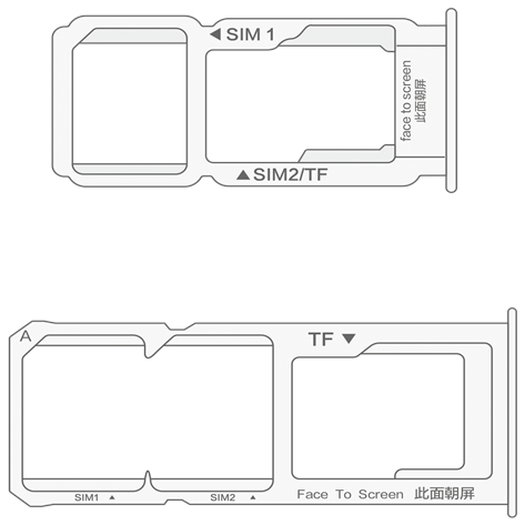 [OEM PACKAGE] Replacement SIM Card Tray